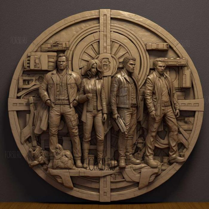 stl The Defenders TV series 1 stl model for CNC