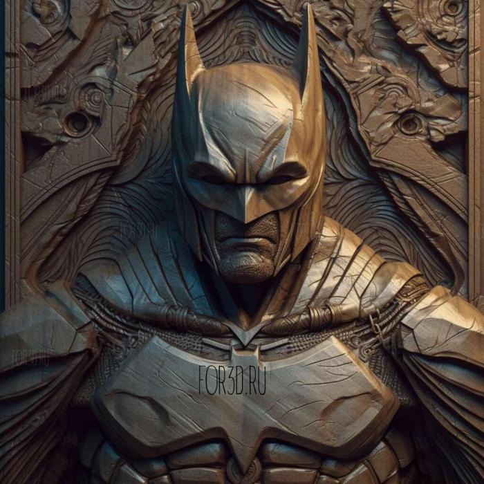 stl The Dark Knight 1 stl model for CNC