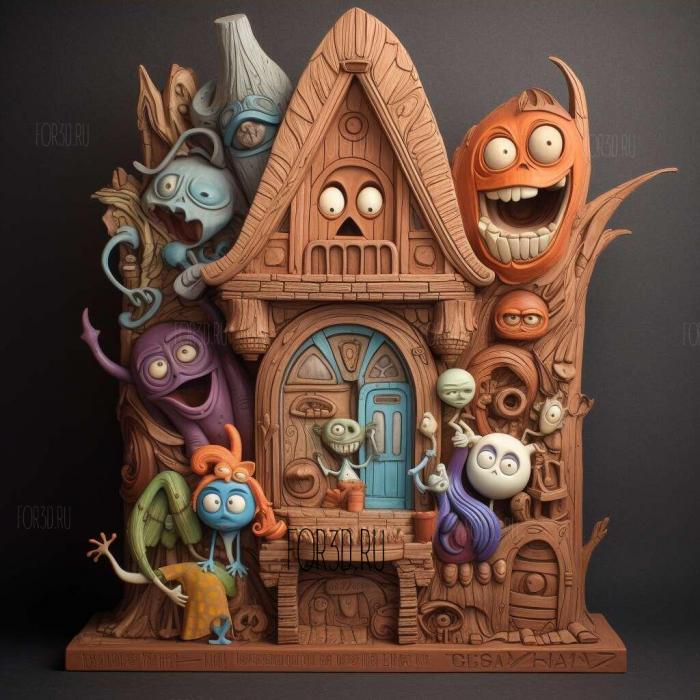 Fosters Home for Imaginary Friends TV series 2 stl model for CNC