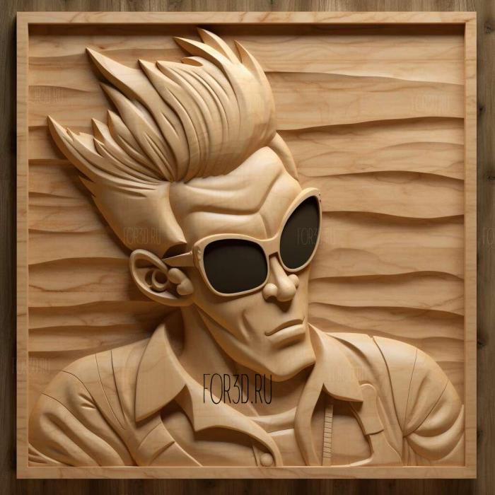 Johnny Bravo TV series 1 stl model for CNC