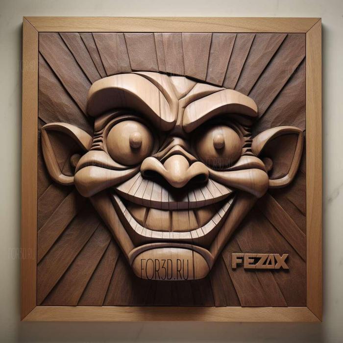 Freakazoid TV series 2 stl model for CNC