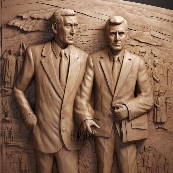 North by northwest movie 2 stl model for CNC