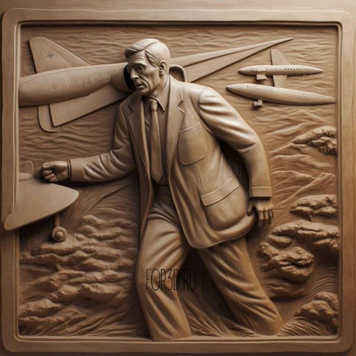 North by northwest movie 4 stl model for CNC