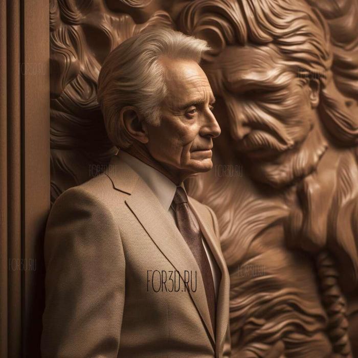 Gordon Gekko Wall Street Michael Douglas 1 stl model for CNC