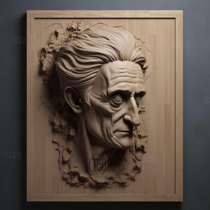 Frankenstein Mary Shelley 1818 3 stl model for CNC