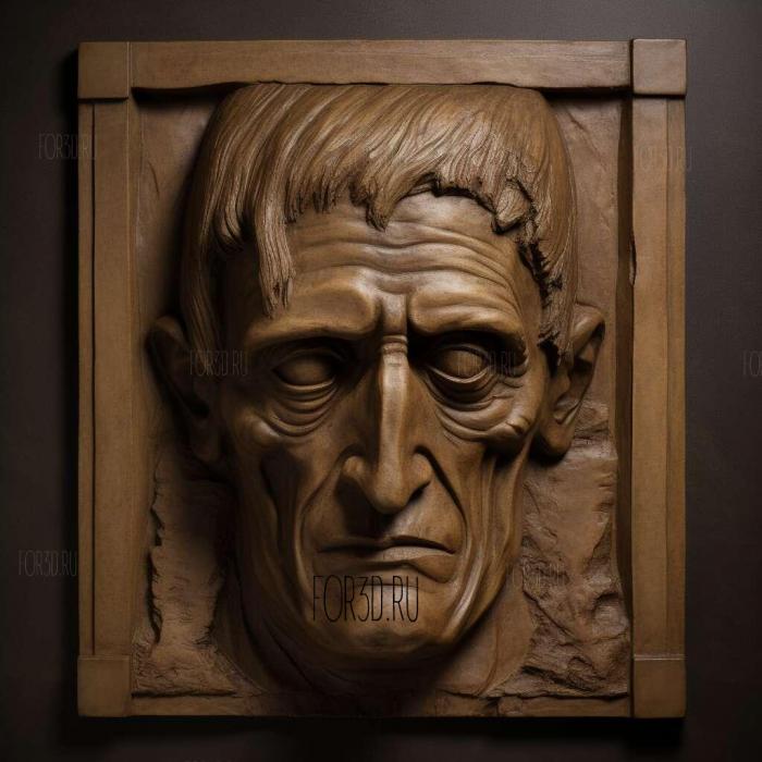 Frankenstein Mary Shelley 1818 4 stl model for CNC