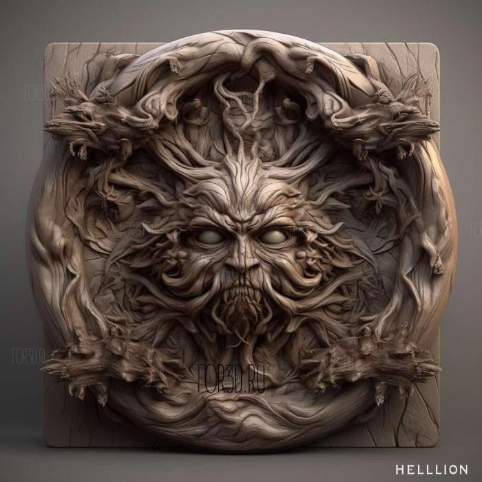 Хелстром телесериал 3 3d stl модель для ЧПУ
