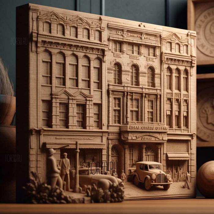 Once Upon a Time in America movie 4 stl model for CNC