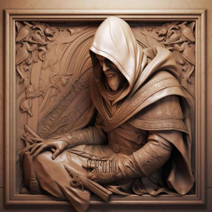 Ezio Auditore da Firenze Assassins Creed 2 1 stl model for CNC