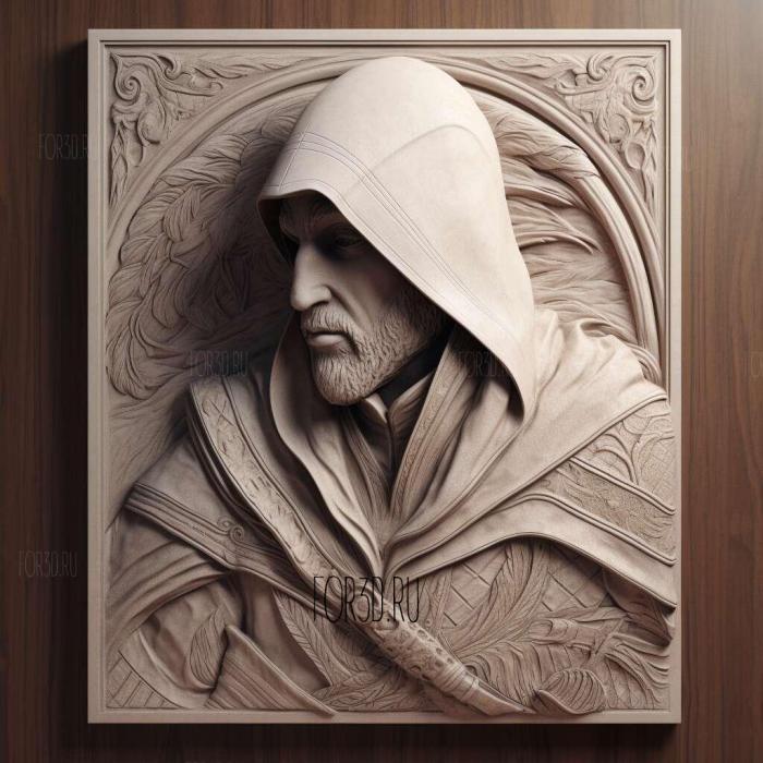 Ezio Auditore da Firenze Assassins Creed 2 2 stl model for CNC