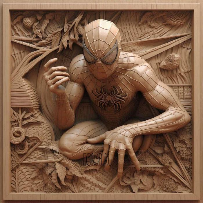 Marvels Spider Man Remastered 1 stl model for CNC