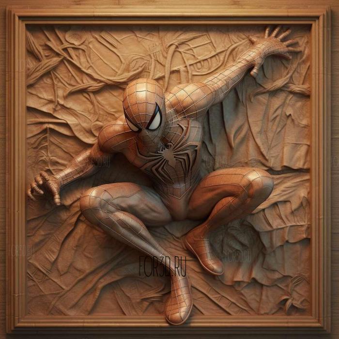 Marvels Spider Man Remastered 2 stl model for CNC