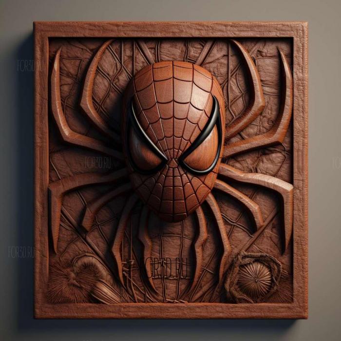 Marvels Spider Man Remastered 3 stl model for CNC