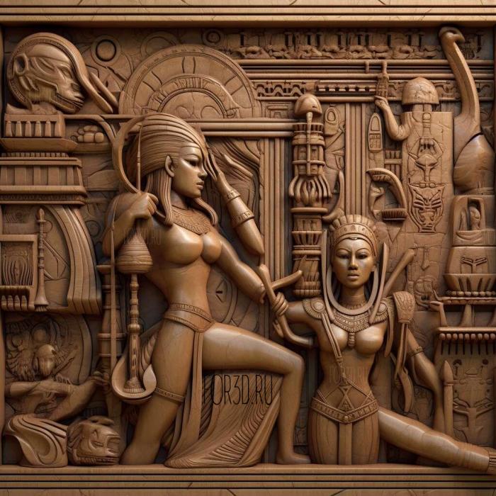 Lara Croft and the Temple of Osiris 1 stl model for CNC