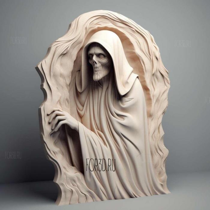 Призрак ИЗ GhostThe Spirit 1 3d stl модель для ЧПУ