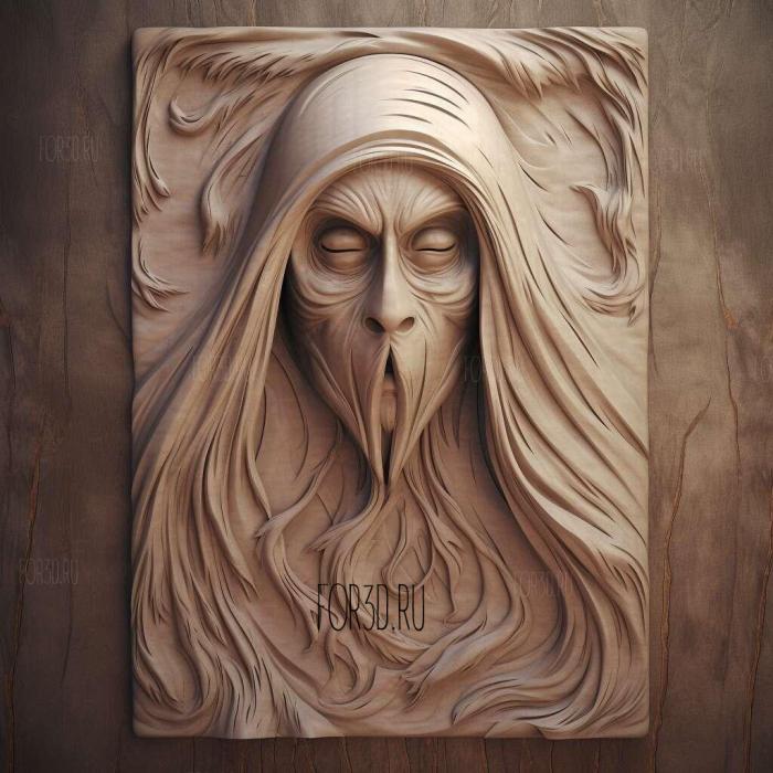 Призрак ИЗ GhostThe Spirit 2 3d stl модель для ЧПУ