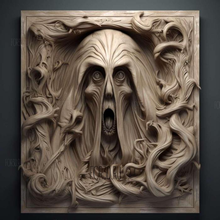 Призрак ИЗ GhostThe Spirit 3 3d stl модель для ЧПУ