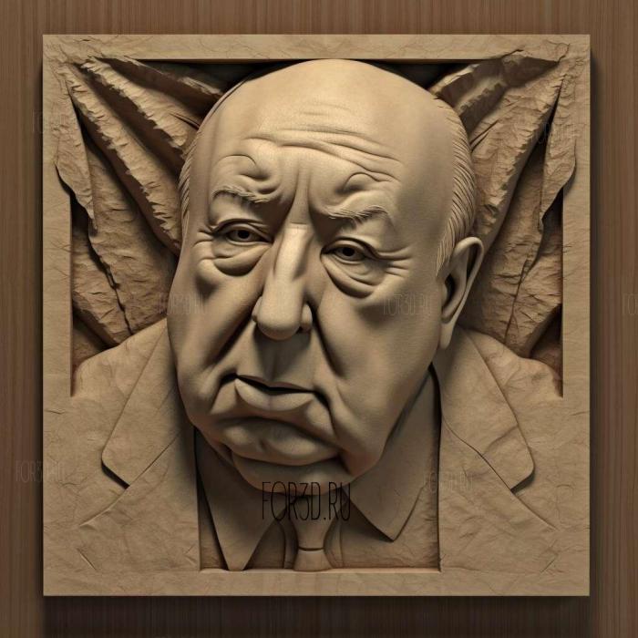 Alfred Hitchcock Presents TV series 1 stl model for CNC