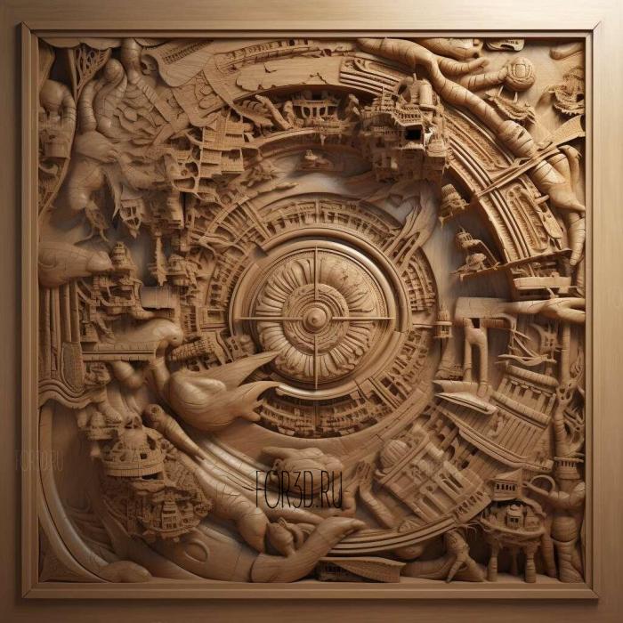 Как сделать это в Америке серия 4 3d stl модель для ЧПУ