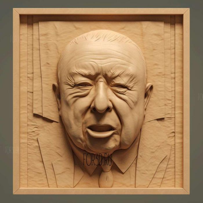 Alfred Hitchcock Presents series 2 stl model for CNC