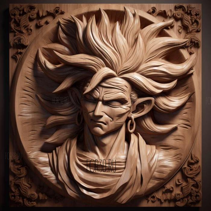 st Son Goku Kakarrot FROM Dragon Pearl 2 stl model for CNC