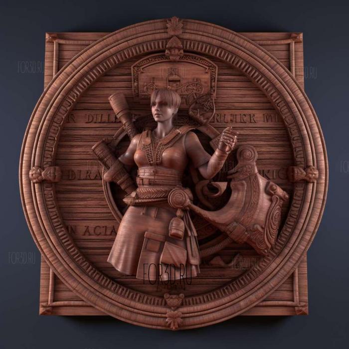 Resident Evil Code Veronica X HD 3 stl model for CNC