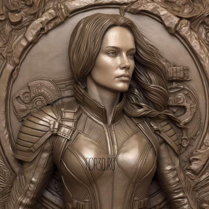 Hope van Dyne Marvel Universe 1 stl model for CNC