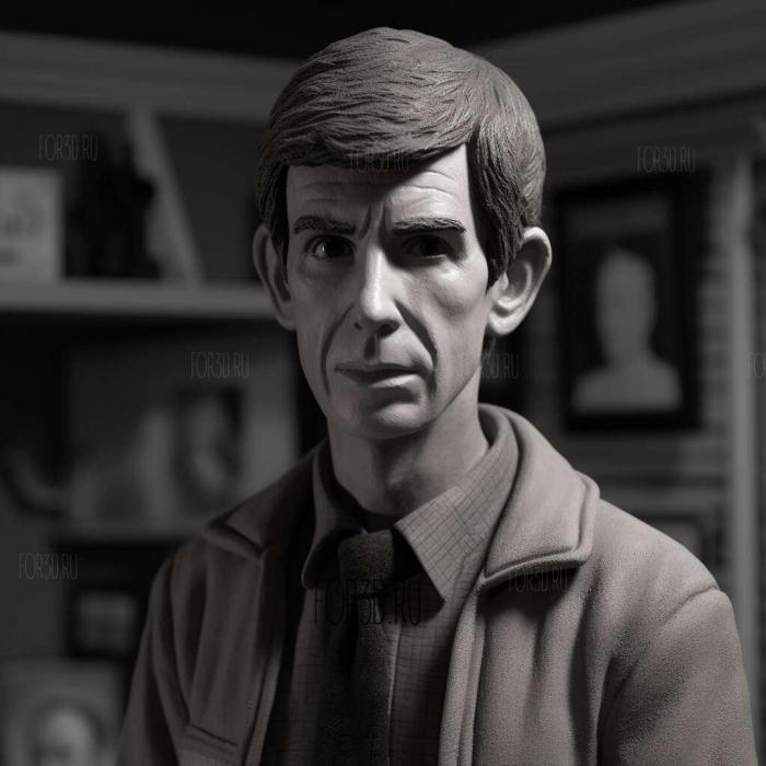 Norman Bates Psycho Anthony Perkins 1 stl model for CNC