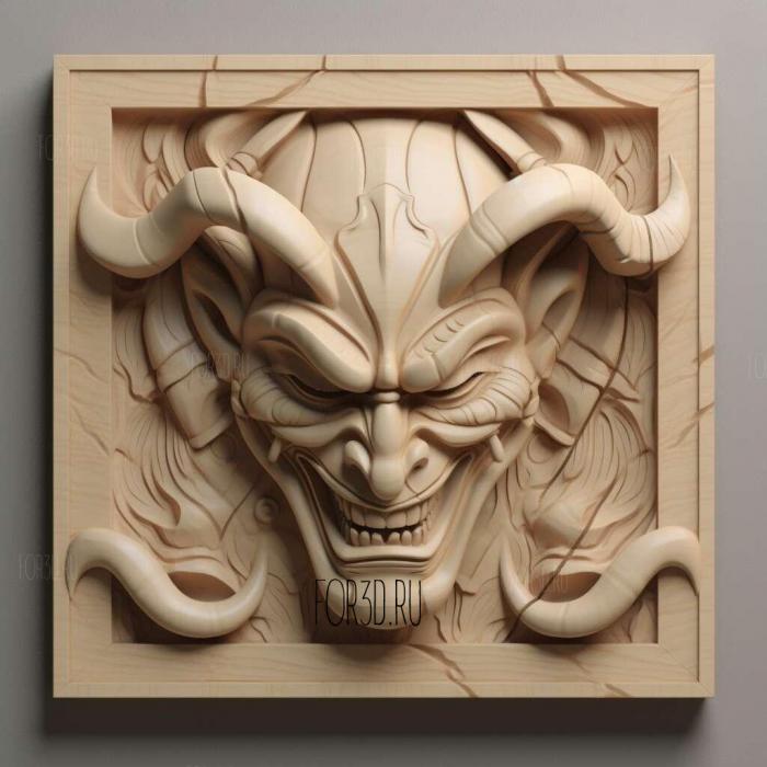 st Issei Hedo FROM High School Demons 2 stl model for CNC