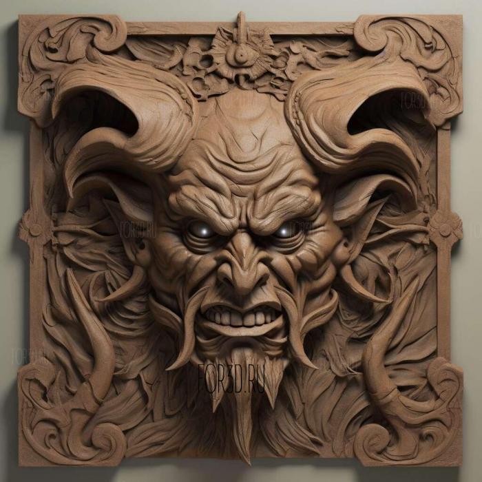 st Issei Hedo FROM High School Demons 3 stl model for CNC
