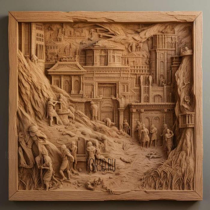 Maze Runner The Death Cure movie 2 stl model for CNC