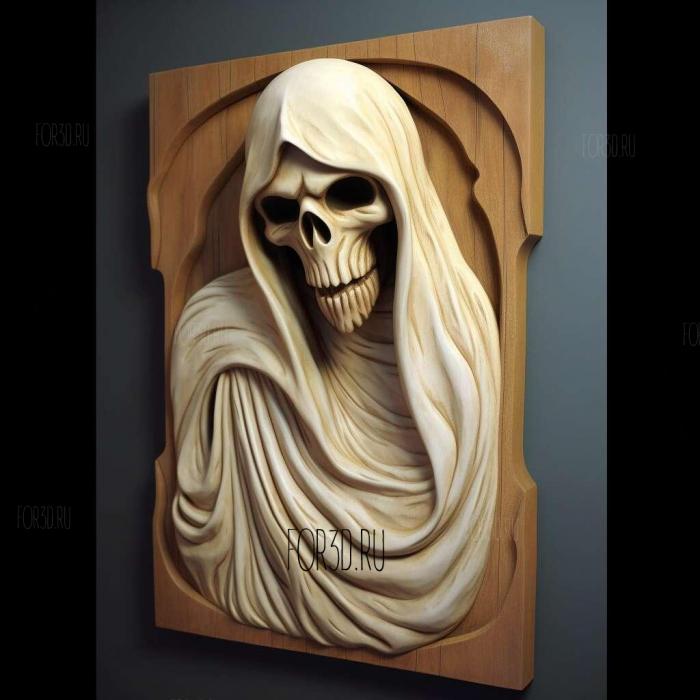 Ghost FROM GhostThe Spirit 2 stl model for CNC