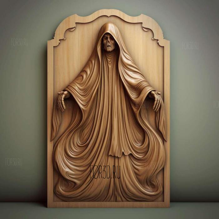 Ghost FROM GhostThe Spirit 4 stl model for CNC