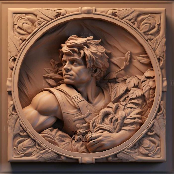 stl Young Hercules TV series 1 stl model for CNC
