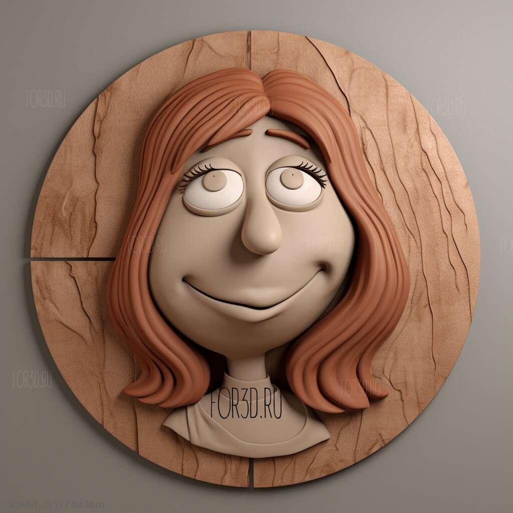 Lois Griffin Family Guy 2 | 3d stl model for CNC