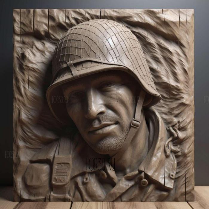 Call of Duty WWII 4 stl model for CNC