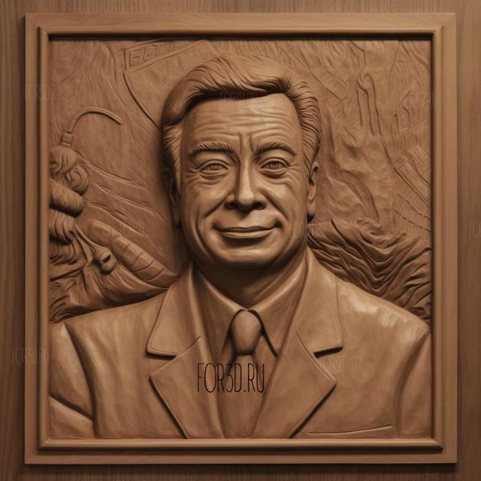 Late Night with Jimmy Fallon TV series 1 stl model for CNC