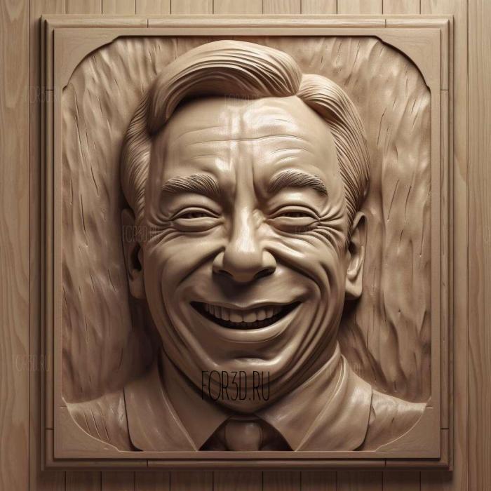 Late Night with Jimmy Fallon TV series 3 stl model for CNC