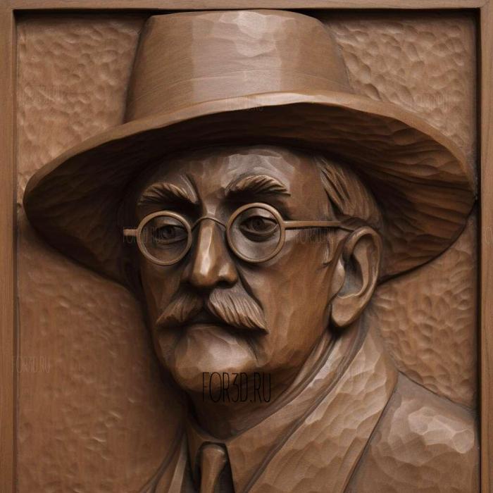 Ulysses James Joyce 1922 1 3d stl модель для ЧПУ