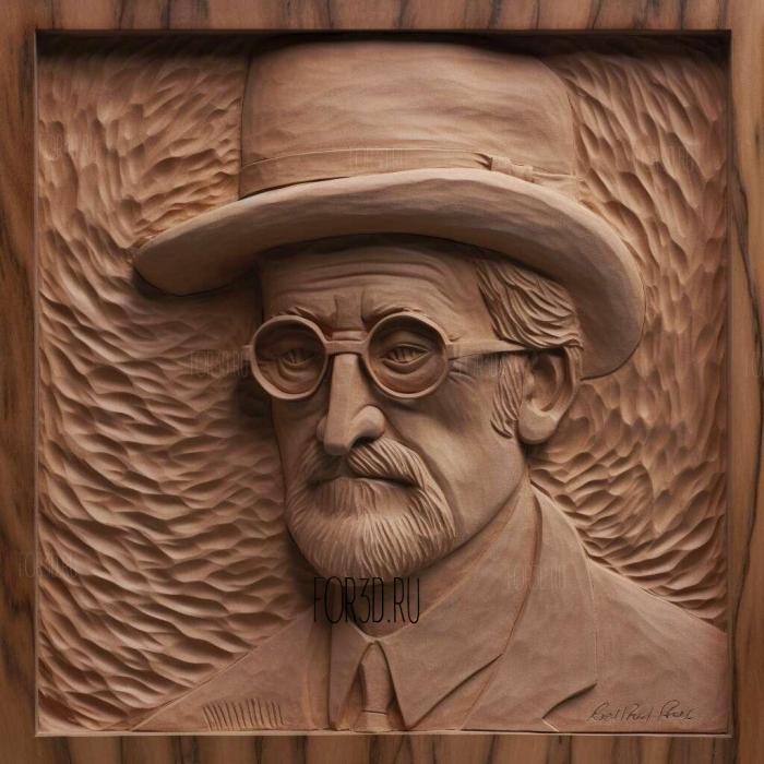Ulysses James Joyce 1922 2 stl model for CNC