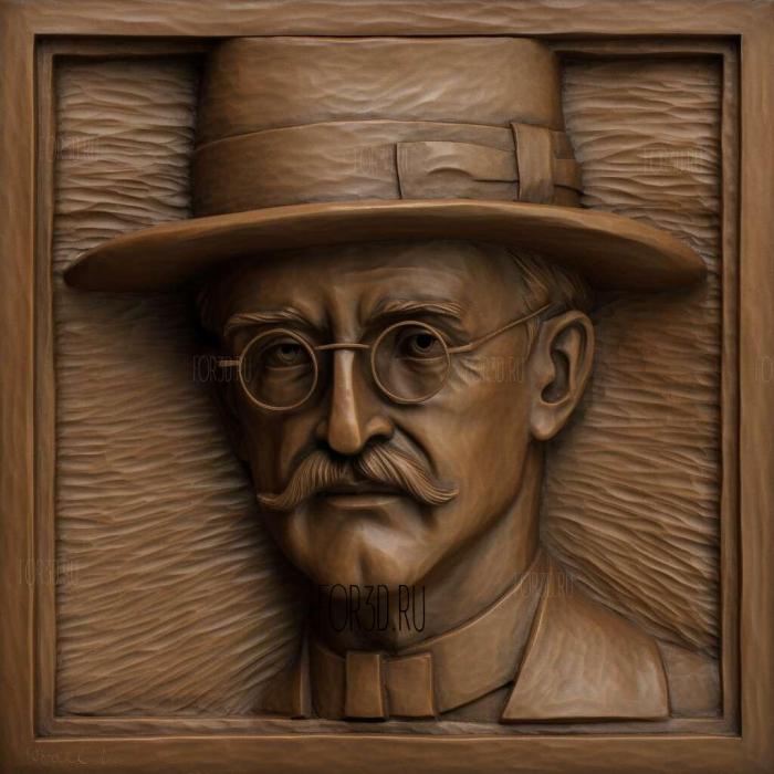 Ulysses James Joyce 1922 3 stl model for CNC