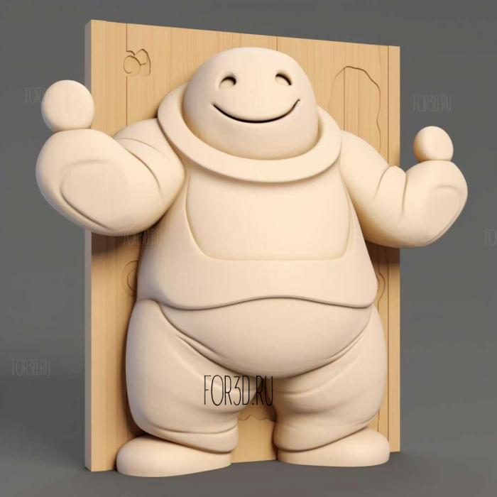 Baymax from City of Heroes 4 3d stl модель для ЧПУ