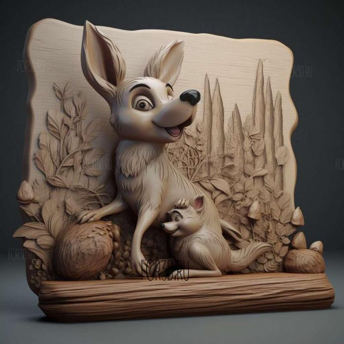 Stomper from Bambi 3 stl model for CNC