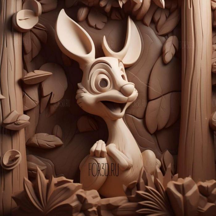 Stomper from Bambi 4 stl model for CNC