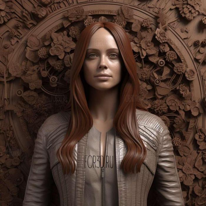 Nebula Avengers Finale actress Karen Gillian 4 stl model for CNC