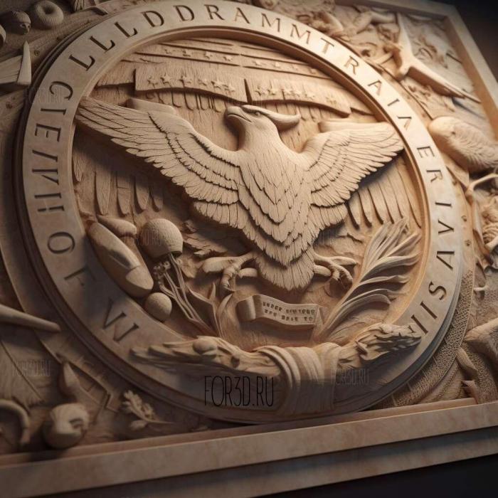 Homeland TV series 2 stl model for CNC