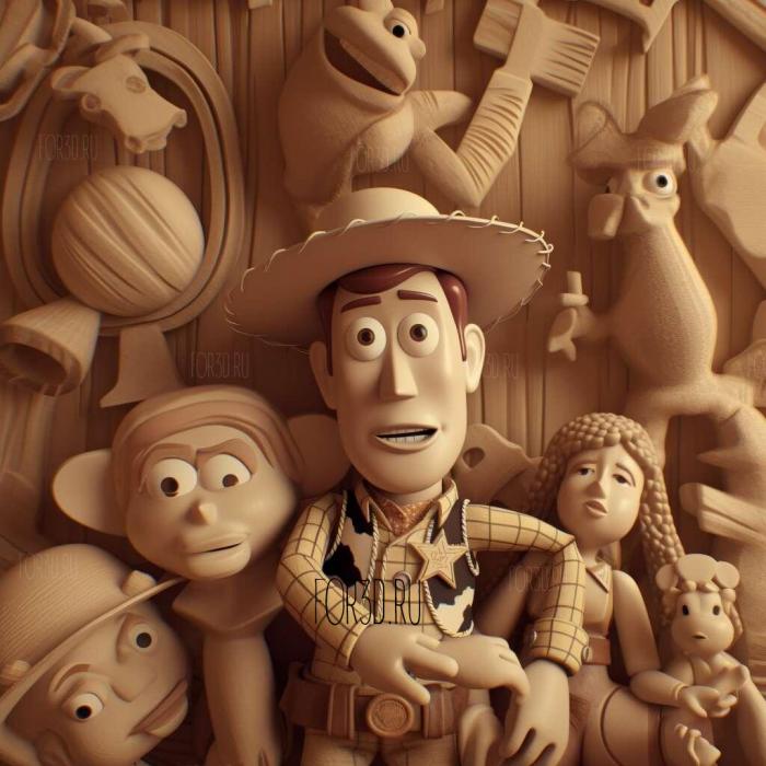 Toy Story 3 The Video 3 stl model for CNC