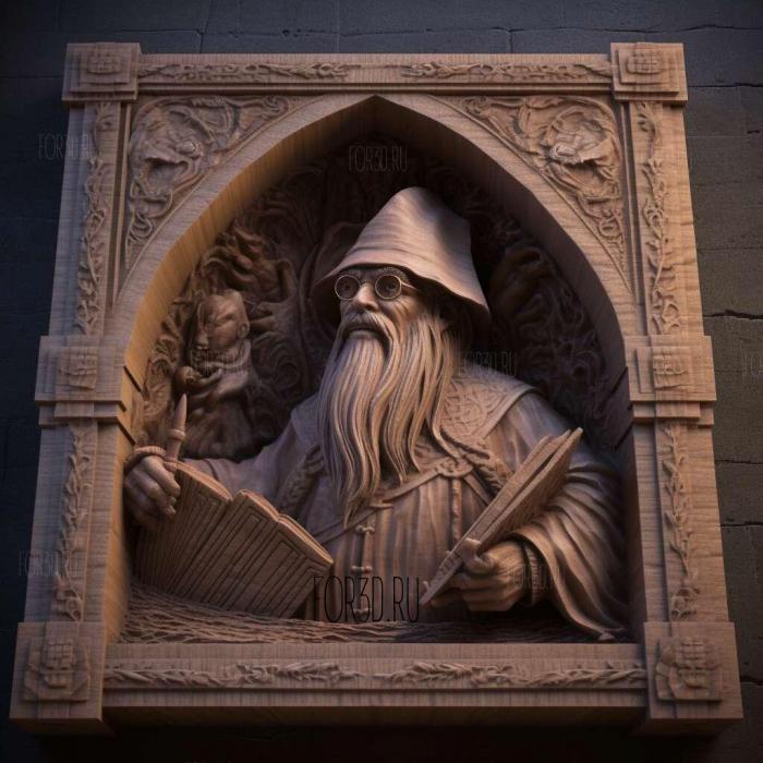Harry Potter and the Sorcerers Stone movie 4 stl model for CNC