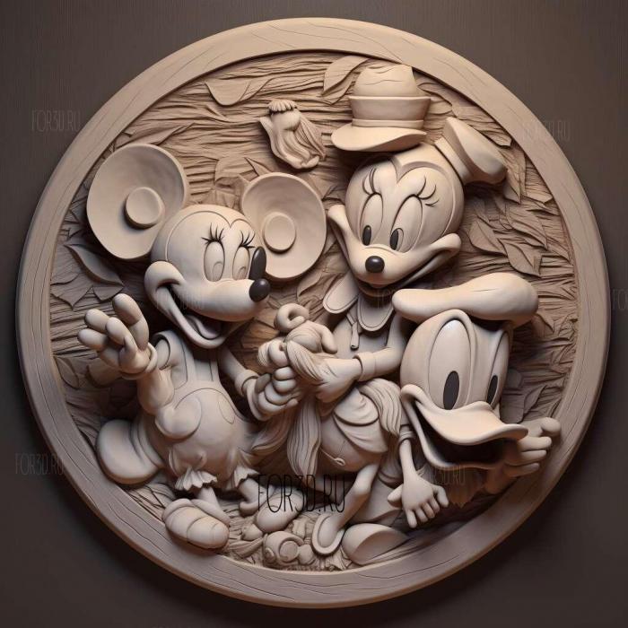 Animaniacs series 1 stl model for CNC