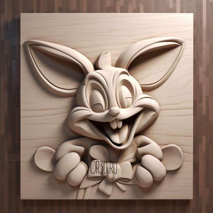 Animaniacs series 4 stl model for CNC